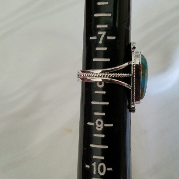 🍷 3 TURQUOISE RINGS - Picture 7 of 7